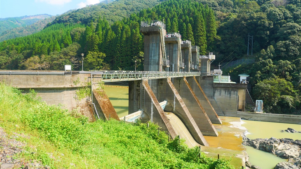 下赤ダム 北川ダムの逆調整池を作り出す宮崎県の大分県営ダム│Harada Office Weblog