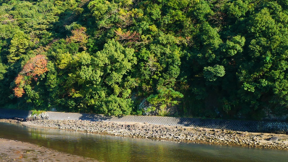 風景画　岬 角力灘夕景 今秋初めての小角力と達磨夕陽です。日没10分前に着