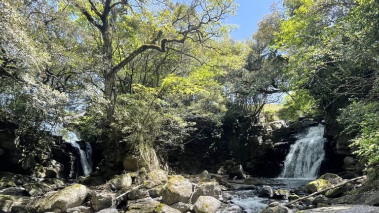 夫婦滝 2つの川の合流点にある伝説の出逢いと縁結びの滝│Harada
